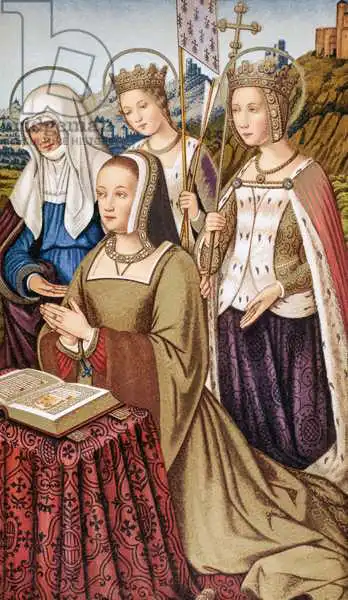 English school (19th century): Anna di Bretagna