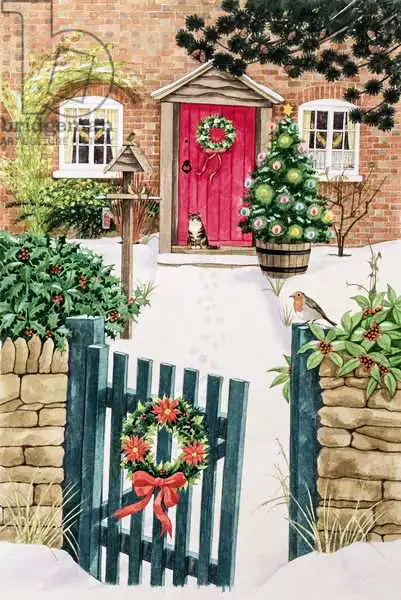 Benton, Linda: Snowy Front Garden