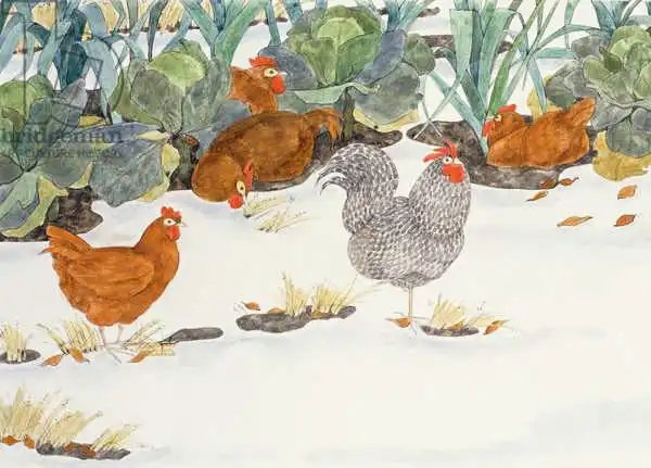 Benton, Linda: Hens in the Vegetable Patch