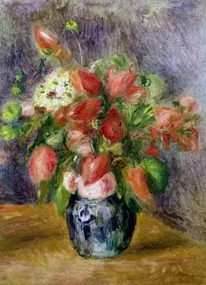 Renoir, Auguste: Váza květin