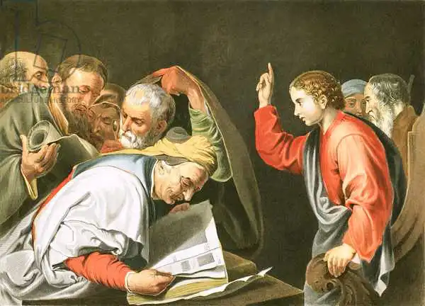 Ribera, P.: Christ among the doctors