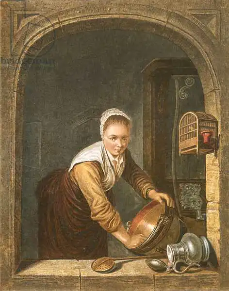 Dou, Gerrit: La Menagere