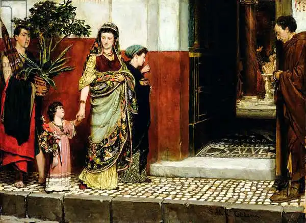 Alma-Tadema, L.: Returning from Market