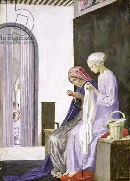 Bell, Robert Anning: Mary in the House of Elizabeth