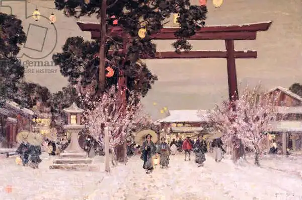 East, Alfred: View of a Shinto Shrine