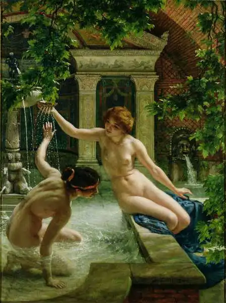 Poynter, Edward John: Bebés de agua