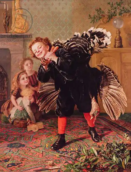 Anderson, Sophie: Here Comes the Gobbler...