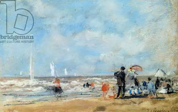 Boudin, Eugene Louis: On the Beach