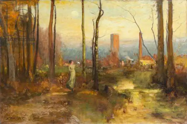 Inness, George: The Mill Stream, Montclair, New Jersey