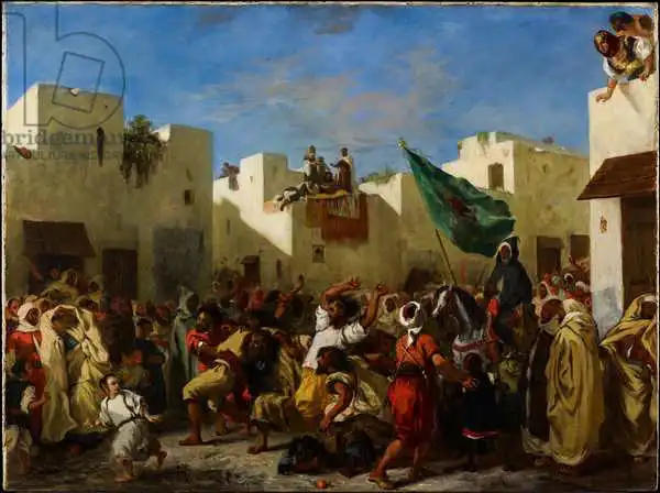 Delacroix, Eugene: Fanatics of Tangier, c.1837-38