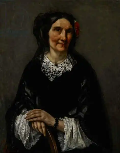 Courbet, Gustave: Portrait of Anika Psalmon, Mrs. Robin