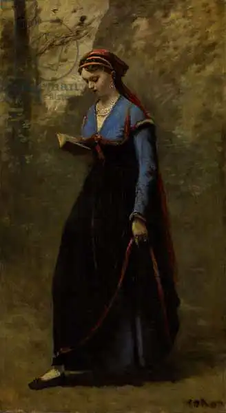 Corot, J. B. Camille: Il lettore