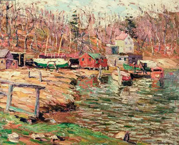 Lawson, Ernest: Harlem River Scene
