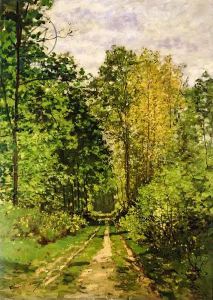 Monet, Claude: Camino arbolado