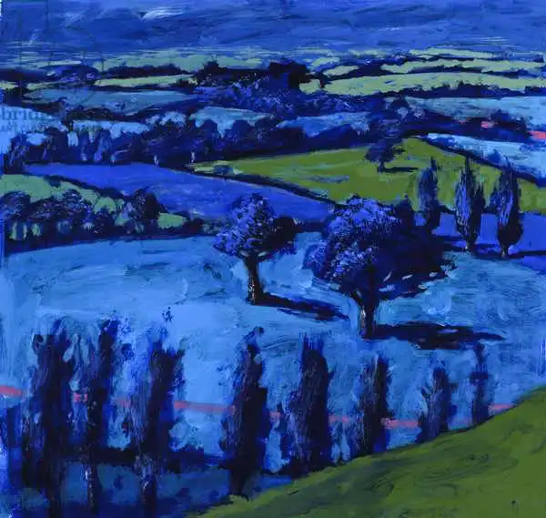 Powis, Pau: Blue landscape