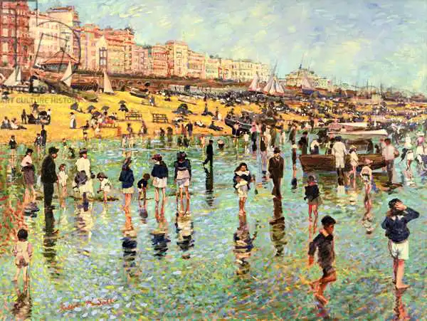 Tyndall, Robert: Passing Time on Brighton Beach