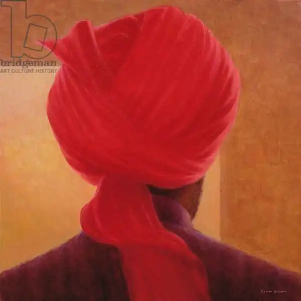 Seligman, Lincol: Roter Turban auf Amber, Deoghar