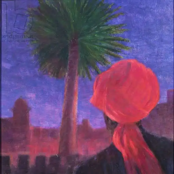 Seligman, Lincol: Turban rouge, crépuscule, jodhpur