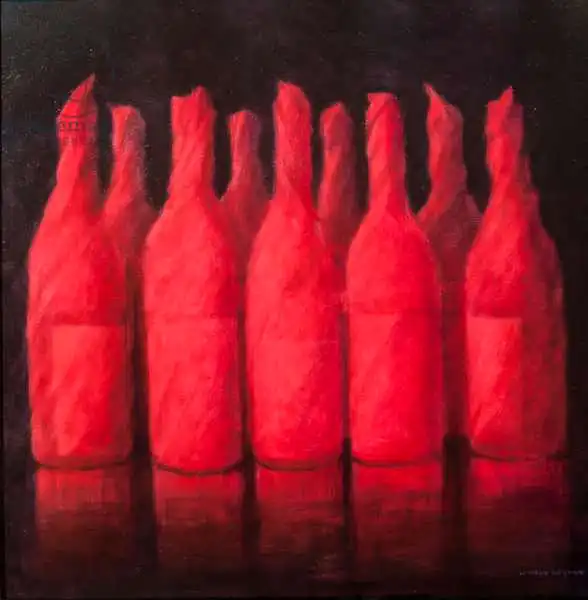 Seligman, Lincol: Red wrapped wine