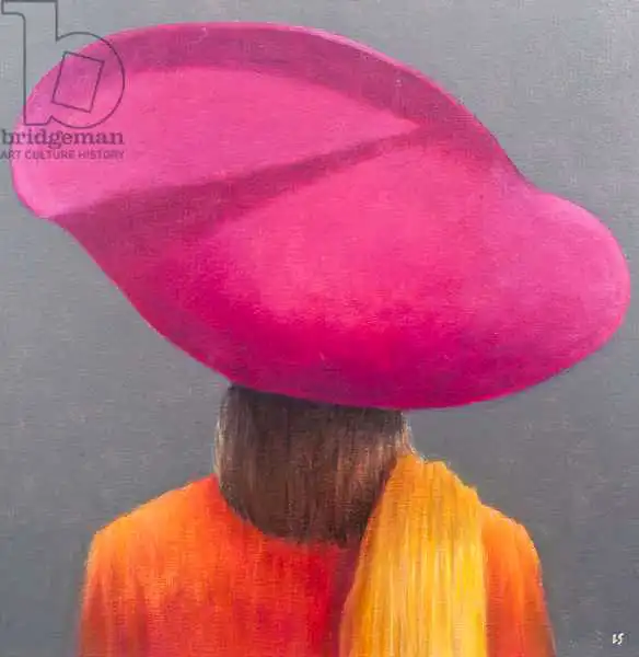 Seligman, Lincol: Magenta Hat, Saffron Jacket