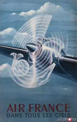 Unknown: Air France dans tous les ciels, impreso por Atelier Perceval