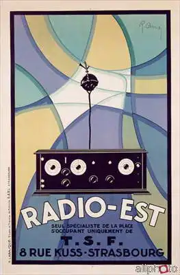 Unknown: Radio-Est, Strasbourg, printed by Respondent. Labasque, Paris