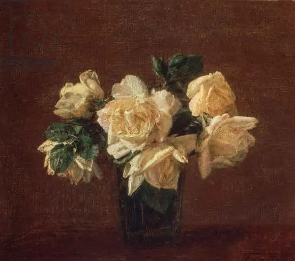 Fantin-Latour, Jean: Yellow Roses