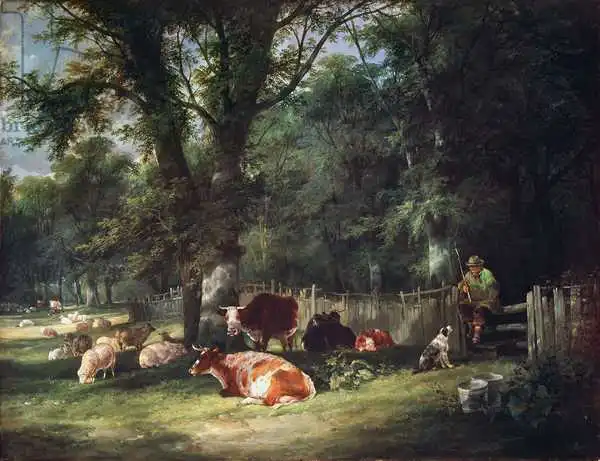Shayer, William Snr.: A Shady Corner