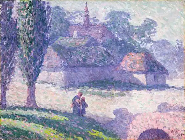 Bevan, Robert Polhill: Village de Mydlow, Pologne