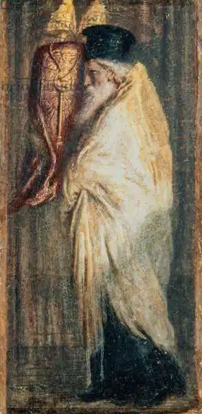 Solomon, Simeon: Aaron with the Scroll of the Law