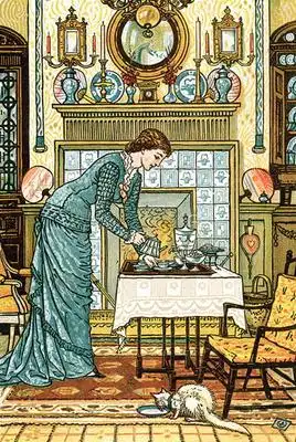 Crane, Walter: My Lady Chamber, frontispiece to The House Beautiful