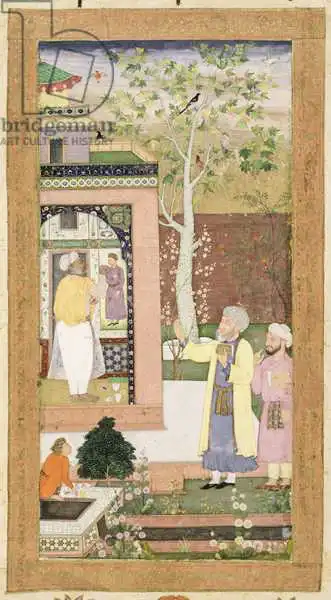 Indian school (17th century): Un artiste décorant l