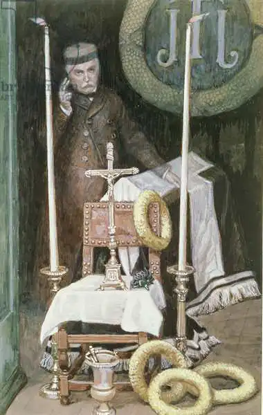 Tissot, James Joseph: Porträt des Pilgers (Selbstporträt), Illustration für Das Leben Christi, ca. 1886-96