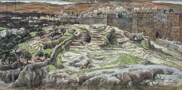 Tissot, James Joseph: Golgotha and the Holy Sepulchre in our Lord
