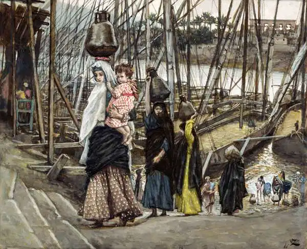 James Jacques Joseph Tissot The Sojourn Egypt illustration for