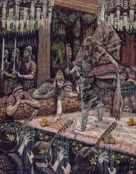 Tissot, James Joseph: The Daughter of Herodias Dancing, illustration for 