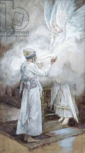 Tissot, James Joseph: The Vision of Zacharias, illustration for 