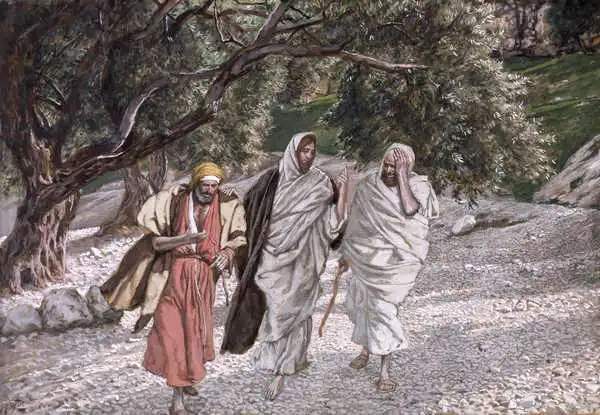 Tissot, James Joseph: The Disciples on the Road to Emmaus, illustration for 