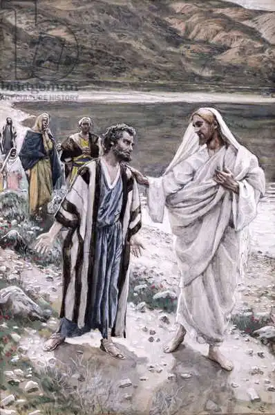 Tissot, James Joseph: Füttern Sie meine Lämmer, Illustration für Das Leben Christi, ca. 1884-96