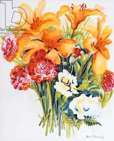 Thewsey, Joa: Orange Lilies, Gardenias and Carnations 2006