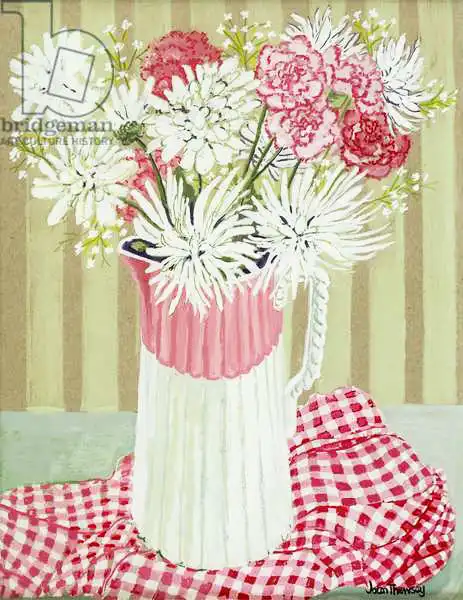 Thewsey, Joa: White Chrysanthemums and Spray
