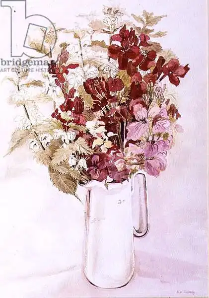 Thewsey, Joa: Still Life with Deadnettles and Wallflowers