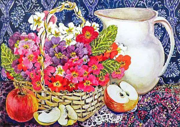 Thewsey, Joa: Primulas and Apples
