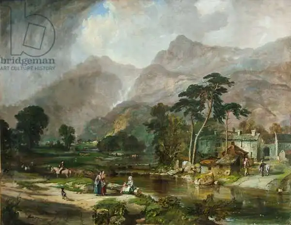 Samuel Bough RSA Borrodale エッチング版画