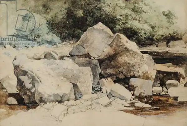 Blacklock, William James: Rocks in a Mountain Stream, 1840-58