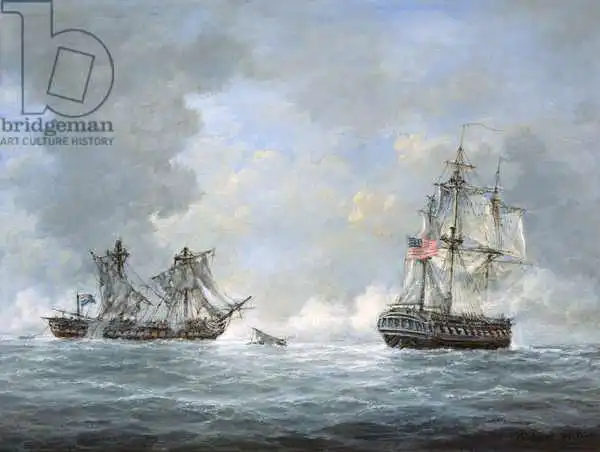 Willis, Richar: The action between U.S Frigate 