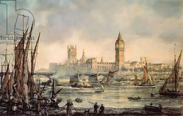 Willis, Richar: The Houses of Parliament and Westminster Bridge