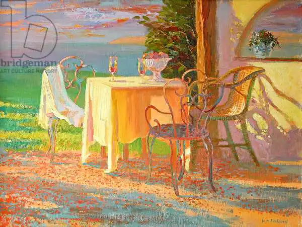 Ireland, William: Abendterrasse