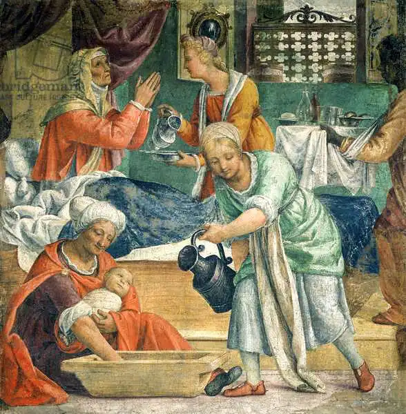 Luini, Bernardino: The Birth of the Virgin
