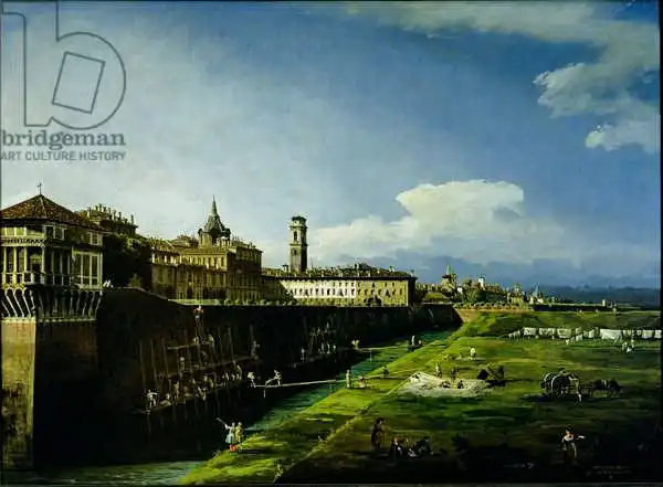 Bellotto, Bernardo: View of Turin from the Gardens of the Palazzo Reale